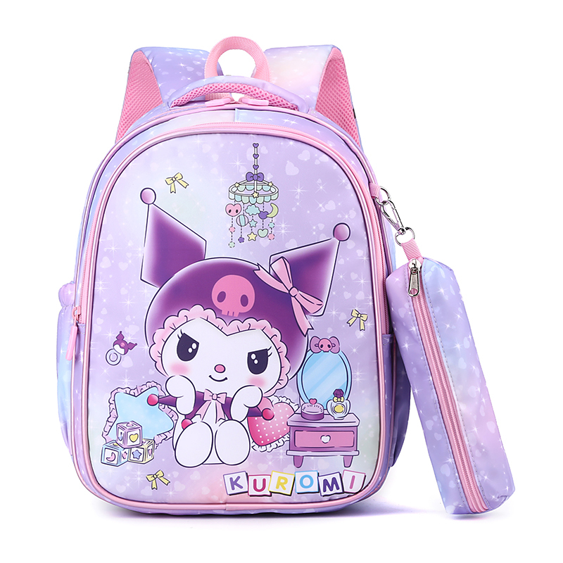 Ba lô trẻ em chất lượng cao dành cho phụ nữ kuromi bagpack kuromi schoolbagpck kỳ lân schoolbagbagba