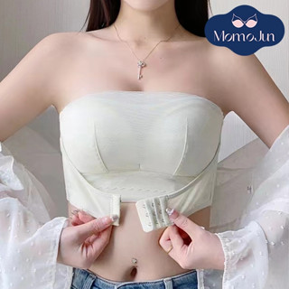 Momo 32-42BCD Thêm Kích Thước Áo Ngực Ren Gợi Cảm Thoáng Khí Thoải Mái Không Khung Siêu Mỏng Trượt quây Chống đẩy Quần Lót Nữ
