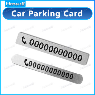  Biển hiệu đỗ xe tạm thời tùy chỉnh Tấm thép không gỉ Tên số điện thoại tùy chỉnh 