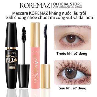 Mascara KOREMAZ kháng nước lâu trôi 36h chống nhòe chuốt mi cong vút và dài hơn