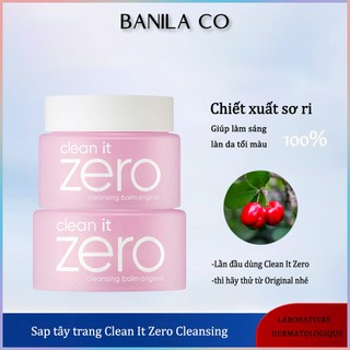 Banila co sáp tẩy trang c​l​e​a​n it z​e​r​o c​l​e​a​n​s​i​n​g b​a​l​m o​r​i​g​i​n​a​l 100ml dành mọi loại da，sáp tẩy trang zero