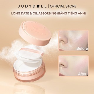 JUDYDOLL Phấn phủ Soft Light Blurring Setting Powder Mỏng mịn Kiềm Dầu Làm mờ lỗ chân lông 8g