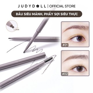 JUDYDOLL Chì kẻ mày Perfect Skinny Eyebrow Pencil lâu trôi chống nước dễ phẩy sợi 10g