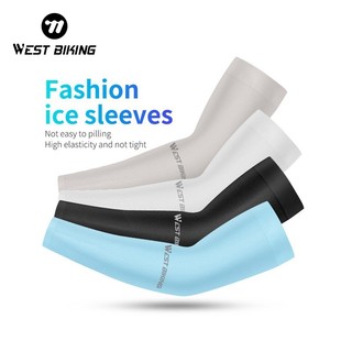 Set 2 Găng Cánh Tay Chống Nắng WEST BIKING Bảo Vệ Khỏi Tia UV Dành Cho Người Chạy Bộ Mùa Hè