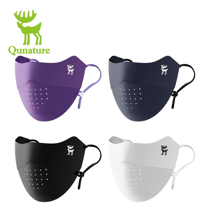 Qunature Mặt nạ chống nắng Bảo vệ góc mắt Lưới mũi thoáng khí Băng lụa Mặt nạ chống tia cực tím Lái xe đạp Câu cá Thể thao ngoài trời Mặt nạ
