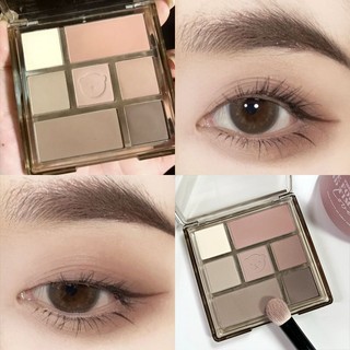 Bảng phấn mắt màu đất Bảng phấn mắt mờ bảy màu