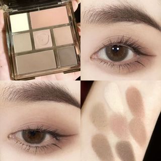 Bảng phấn mắt màu đất Bảng phấn mắt mờ bảy màu