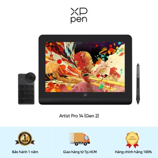 XPPen Artist Pro 14 (Gen 2) 16K Mức áp suất Màn hình máy tính bảng đồ họa Giá đỡ bàn phím miễn phí Hỗ trợ nghiêng Android Windows Mac Eyes Comfort