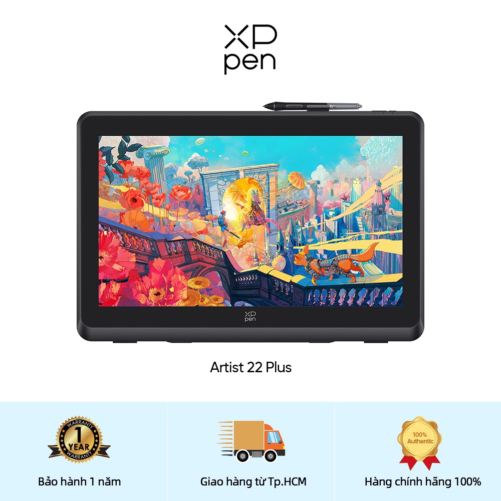 XPPen Artist 22 Plus Vẽ Máy Tính Bảng Đồ Họa Màn Hình Máy Tính Bảng 16K Mức Áp Suất X3 Pro Smart Stylus 22-inch 130% sRGB Cho Android Windows Mac