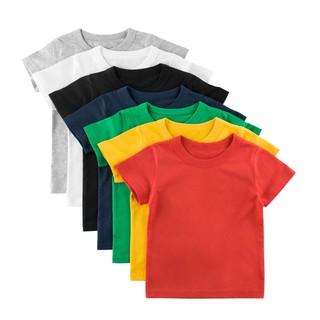 Áo thun cotton tay ngắn in hình máy bay trực thăng dành cho bé trai