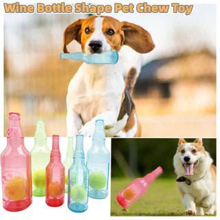Thú Cưng Nhai Đồ Chơi TPR Chống Cắn Rượu Chai Hình Răng Mài Nhai Squeaky Đồ Chơi Nhỏ Vừa Chó Huấn Luyện Tiếp Liệu