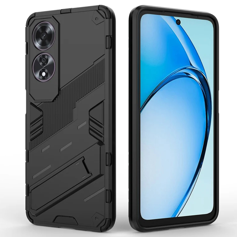 Chống va đập Frosted cứng điện thoại trường hợp với nhiều góc đứng OPPO A60 A18 A38 A78 A58 A79 A57 A17 Reno 11F Reno 12