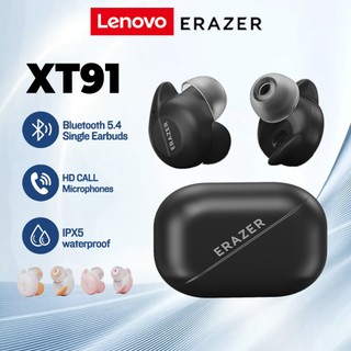 Tai nghe bluetooth 5.4 lenovo erazer xt91 tws mini tai nghe không dây có mic hifi âm nhạc