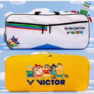 Túi cầu lông Wickdo VICTOR VICTOR Victory Crayon Shin-Chan Co-Branded BR5601CS Ba lô hình chữ nhật Túi vuông đeo vai Túi chéo Túi quần vợt đa chức năng dung tích lớn