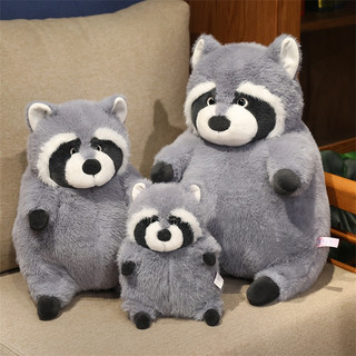  Raccoon Plush Toy Dễ thương Béo phì Raccoon Vui nhộn Mềm Plush Thú nhồi bông Quà sinh nhật Đồ chơi trẻ em hoặc Trang trí nhà 