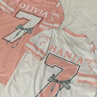 Áo thun Bloom GD Jersey màu hồng phiên bản lớn Áo thun thoáng khí in thăng hoa hoàn toàn