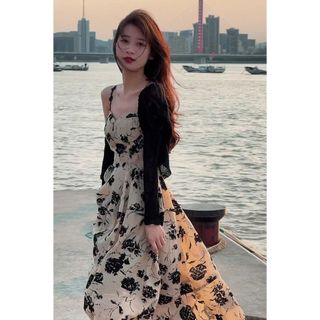 KEYADAI Chic váy nữ Đầm Body Cho thời váy Vintage Xu hướng phổ biến Stylish A92M06U 4Z240123