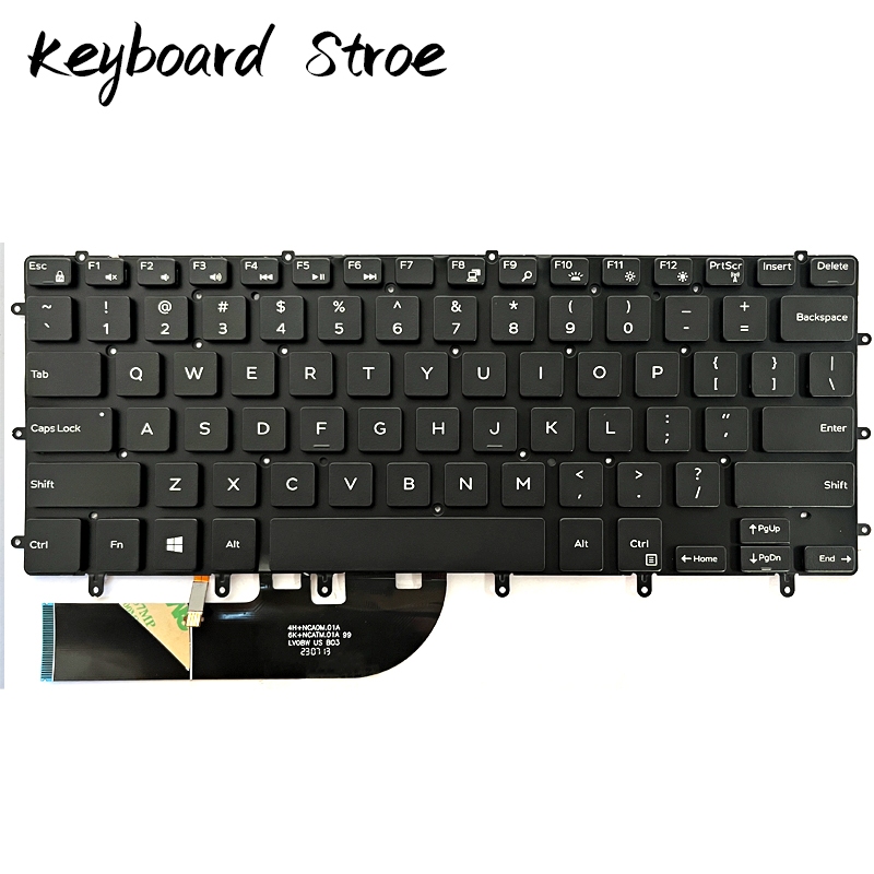 Bàn phím máy tính xách tay Dell Precision 5510 5520 5530 5540 P56F