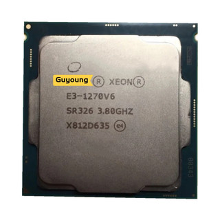 Yzx xeon e3 1270v6 cpu e3 1270v6 e3-1270 v6 e3-1270v6 sr326 3.8ghz 4 lõi 8 đầu 8mb 72w lga1151 cho bộ xử lý chip c236