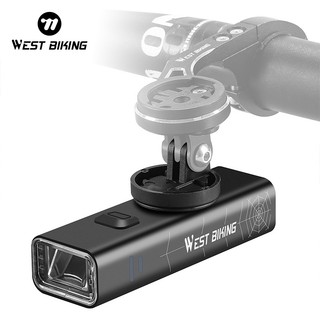 Đèn xe đạp WEST BIKING Mặt trước / Đèn pha nâng 400 / 600 / 800 Lumens Type-C Sạc Ipx4 Đèn Flash phía trước Đèn pin xe đạp đường núi