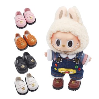 Giày Labubububu 15cm 17cm cho bé ba chú thỏ dễ thương Labubububu V1 V2 có ghế quần áo búp bê macaron Phụ kiện giày & Monchhichi & StellaLou & Giày đồ chơi EXO / Cotton 10cm