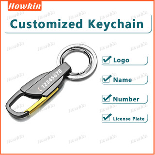  Móc khóa cá nhân khắc tên tùy chỉnh Số điện thoại Móc khóa xe máy ô tô - DZ13