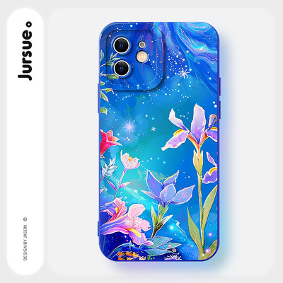 Ốp lưng JURSUE mềm chống bẩn hoa dễ thương đẹp độc lạ cho iPhone 16 15 14 13 12 11 Pro Max SE 2020 X XR XS 8 7 ip kute Y5270Q