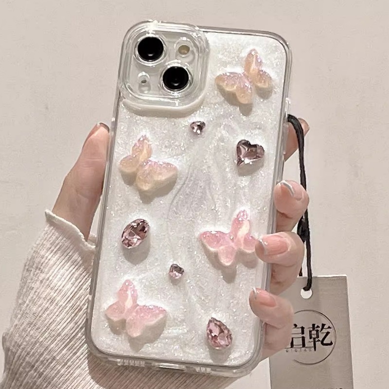 Ins Ốp Điện Thoại Mềm Hình Cô Gái Đám Mây Và Mưa Cho iphone 16 Pro Max 7 8 14 + 15 plus se 2020 2022 x xs xr 11 12 13 15 pro max