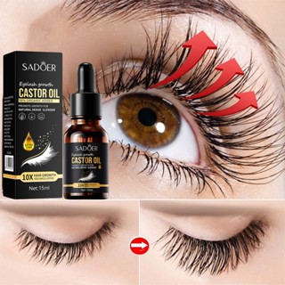 (Hiệu quả sau 7 ngày)Serum dưỡng mi tinh dầu mọc mi 15ML Kích Thích Mọc Lông Mi Làm Dày Lông Mi Nhanh Tự Nhiên Nuôi Dưỡng Mi Dài Và Cong