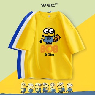WGQ áo minions bé trai quần áo bé trai áo thun bé trai áo phông bé trai