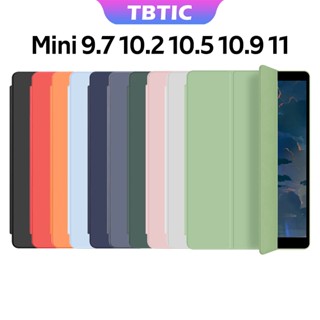 Tbtic Cho iPad Case Air 7 M3 2025 6 Pro 11 2024 11th A16 10th Gen Pro Mini 6 Air 5 4 3 2 1 9th 8th 7th 6th 5th 9.7 10.2 10.5 10.9 Mỏng Nhẹ Mềm Da PU Lật Đứng