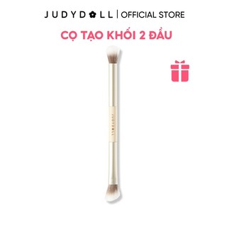 Judydoll Pretty Blush Powder Soft Shimmering Matte Powder + Watery Lip Gloss Lip Stick Glow Jelly mirror Lip Oil + Highlighter Contour Brush