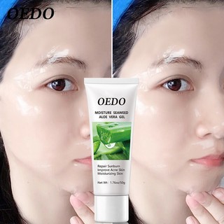 Gel Lô Hội Aloe Vera Soothing OEDO Dưỡng Ẩm Trắng Da Hiệu Quả Thúc đẩy trình chữa lành các vết sẹo mới Kiềm Dầu Nâng Tone Trẻ Hóa 50g