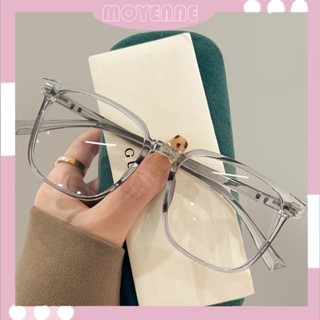 Kính chống ánh sáng xanh mới, trong suốt, siêu trong, gradient, gọng kính vuông, tạo tác không trang điểm, đa năng