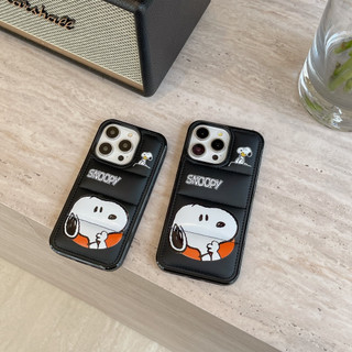 Ốp điện thoại áo khoác xuống Snoopy hoạt hình dễ thương cho iphone 15 Pro MAX 14 Pro MAX 14 plus 13 Pro MAX i13 13pro 11 Pro MAX i11 iX Xs XR Xs MAX 12Pro 12 Pro Max7plus 8plus