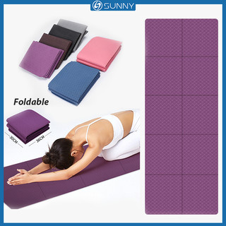  Sunnyfit Thảm Tập Yoga Có Thể Gập Lại Chống Trơn Trượt Mềm Mật Độ Cao Thảm Di Động Tập Gym Aerobic Tập Thể Dục Tại Nhà Tập Thể Dục Tập Luyện 