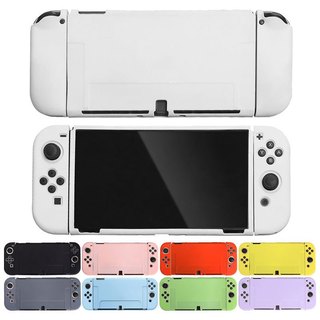 Ốp lưng silicon tpu mềm cho máy chơi game nintendo switch oled màu sắc thời trang ns joycon bảo vệ phụ kiện case