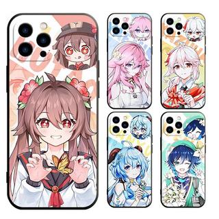 Ốp điện thoại mềm cho IPhone 15 Pro Max 15 Plus 15 Genshin Impact Kazuha hu tao