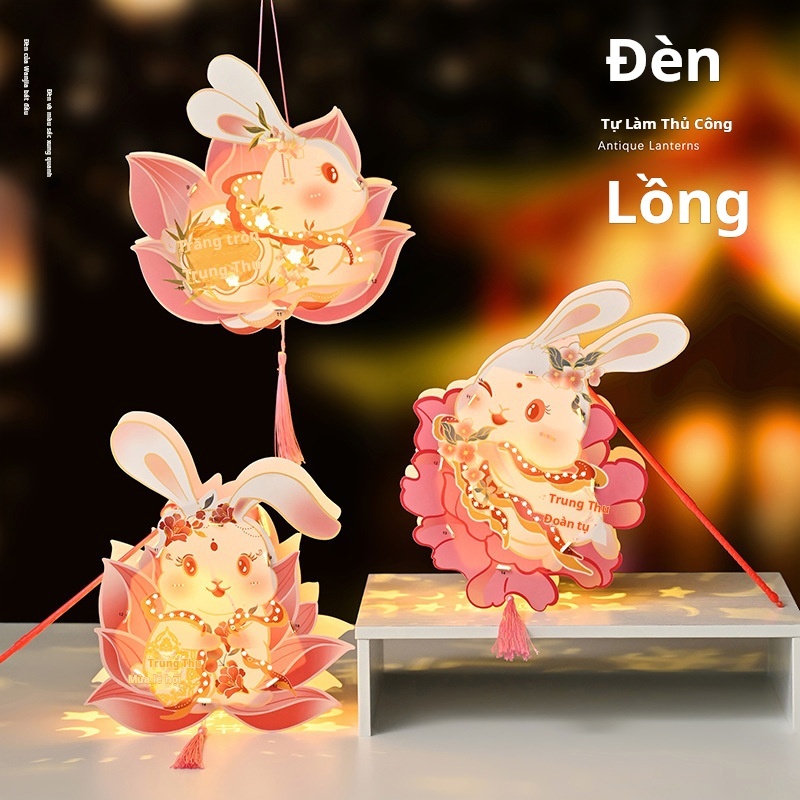 Lồng đèn con thỏ đèn lồng trung thu 2024