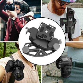 1 Chất Lượng Cao Nhanh Tải Bao Da Móc Treo Dây Đeo Nhanh Thắt Lưng Khóa Nút Gắn Kẹp Tấm Cho Sony / Canon / Nikon DSLR Máy Ảnh