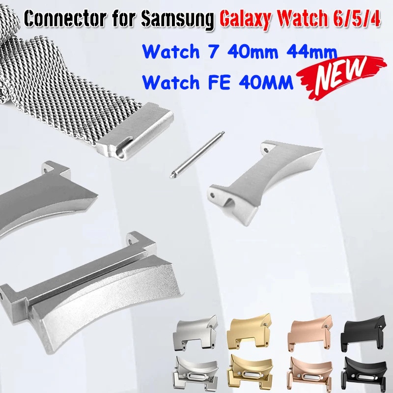 Đầu nối vừa vặn nhanh cho Samsung Galaxy Watch 7 FE Watch6 Classic 6 43 47mm 6 40mm 44mm cho Galaxy 