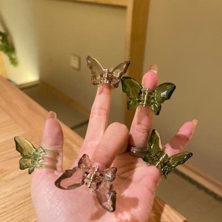 👾miua Kẹp Tóc Hình Bướm 3D Phong Cách Hàn Quốc