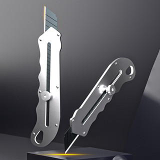 Mới Thép Không Gỉ Đa Năng Tiện Ích Dao Hạng Nặng Thép Phá Lưỡi Thép Giấy Dán Tường Giá Đỡ Dao Bền Chắc Chắn Cắt Nhanh Khóa Hướng Dẫn Sử Dụng Cấp Công Nghiệp Dụng Cụ Bằng Tay