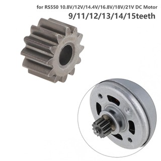 1 Chiếc 9 / 11 / 12 / 13 / 14 / 15 Răng Có Thể Thay Thế Động Cơ Bánh Răng Cho RS550 10.8V / 12V / 14.4V / 16.8V / 18V / 21V DC Động Cơ
