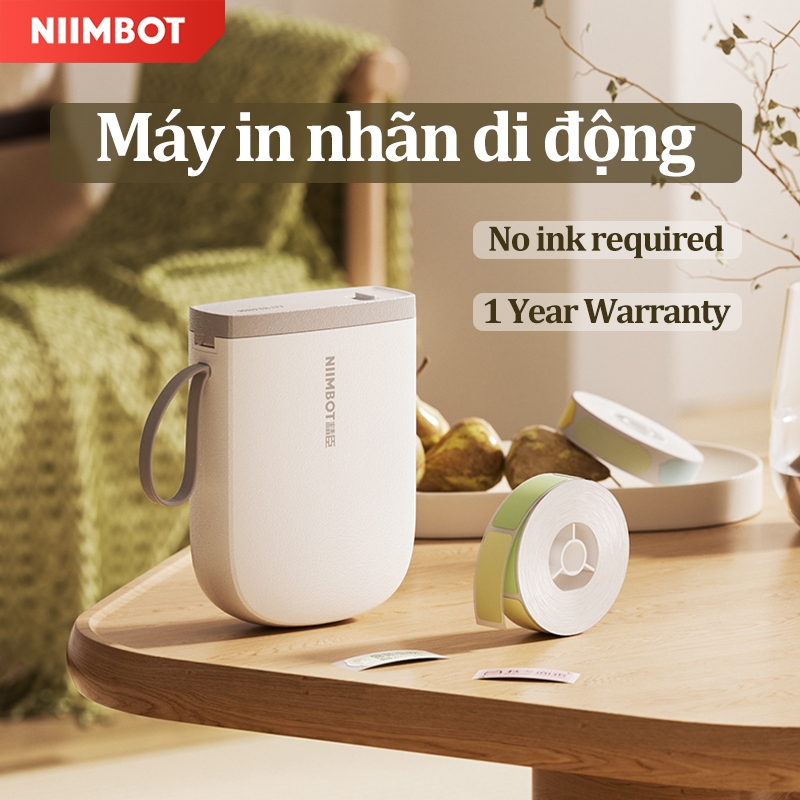 Niimbot D11 Version Label Maker with Tape 300DPI Bluetooth Portable Thermal Sticker Printer Home Office School