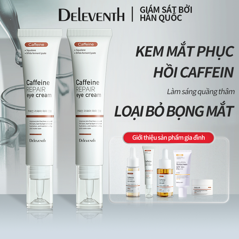 Kem mắt DELEVENTH Caffeine Ceramide giảm quầng thâm và bọng mắt hiệu quả làm căng vùng mắt 18g | BigBuy360 - bigbuy360.vn