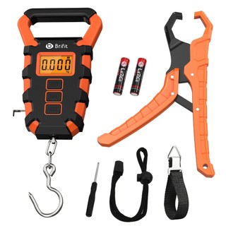 Cân Hành Lý Kỹ Thuật Số Độ Chính Xác Cao 50kg / 110lb ORIA Có Thước Đo Và Kẹp Cá Cho Câu / Du Lịch / Express