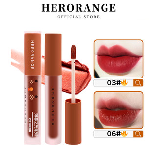 Son Kem Lì Herorange Mịn Màng Mờ Môi Men Lâu Dài Không Tẩy Trang