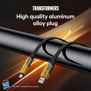 Cáp dữ liệu sạc nhanh USB Transformers Diamond TF-A15