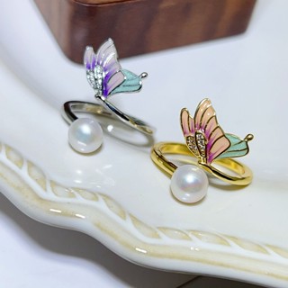 Giá bán buôn nhẫn ngọc trai nước ngọt tự nhiên dành cho nữ